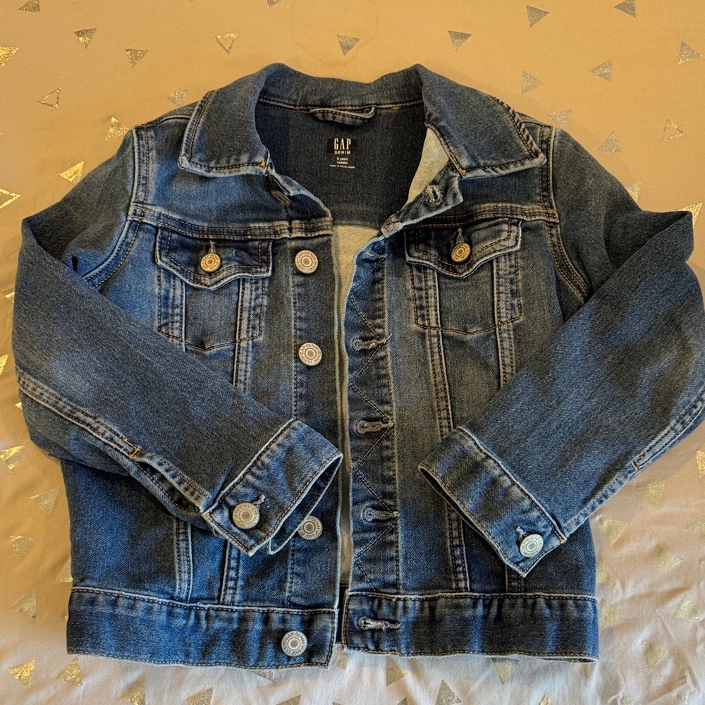 GAP Kids Blue Denim Jacket - Picture 2 of 6